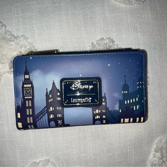 Loungefly Disney Peter Pan Second Star Flap Wallet - Picture 1 of 5